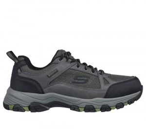 Men Skechers Relaxed Fit: Selmen - Cormack Lace Up Charcoal USA | 7084-EOTCV