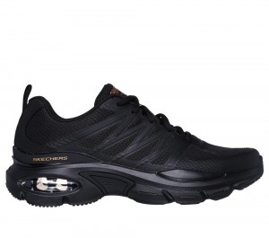 Men Skechers Skech-Air Ventura - Revell Sneakers Black USA | 6851-OJLDY