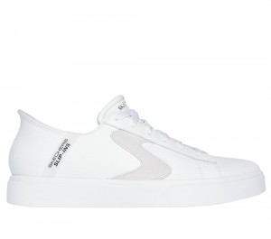 Men Skechers Slip-ins: Eden LX - Strando Slip On Shoes White USA | 5036-BWEST