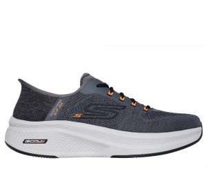 Men Skechers Slip-ins: GO RUN Elevate 2.0 Hands Free Slip Ins Charcoal USA | 1346-XNAOZ