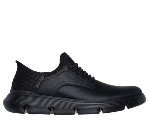 Men Skechers Slip-ins: Garza - Gervin Slip On Shoes Black USA | 2937-KWLUT