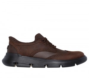 Men Skechers Slip-ins: Garza - Sully Hands Free Slip Ins Cocoa Brown USA | 2504-KCVZU