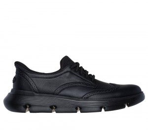Men Skechers Slip-ins: Garza - Sully Hands Free Slip Ins Black USA | 1037-VKCQJ