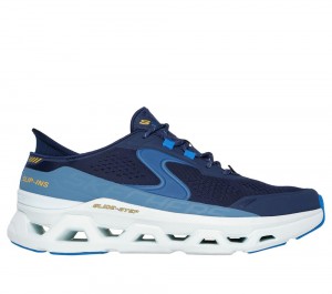 Men Skechers Slip-ins: Glide-Step Altus Hands Free Slip Ins Navy / Blue USA | 3987-PFCEK