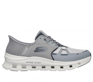 Men Skechers Slip-ins: Glide-Step Pro Slip On Shoes Grey / Charcoal USA | 3629-UNAJQ