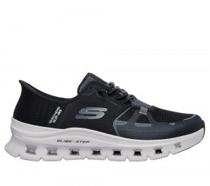 Men Skechers Slip-ins: Glide-Step Pro Slip On Shoes Black USA | 6274-XNJPE