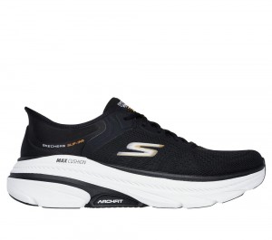Men Skechers Slip-ins: Max Cushioning Arch Fit 2.0 - Antilles Sneakers Black USA | 8214-LVACB
