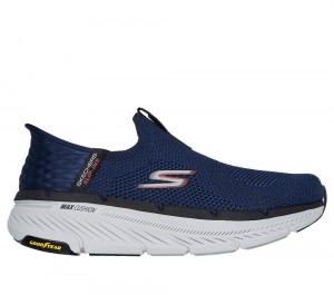Men Skechers Slip-ins: Max Cushioning Premier 2.0 Slip On Shoes Navy USA | 1059-VNKGU