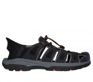 Men Skechers Slip-ins Relaxed Fit: Tresmen - Norvick Slip On Shoes Black USA | 2176-QKDPX