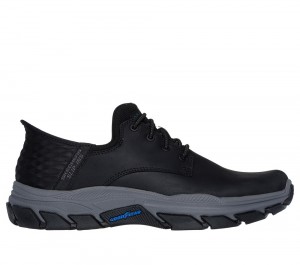 Men Skechers Slip-ins: Respected - Garville Hands Free Slip Ins Black USA | 2104-LKWOJ