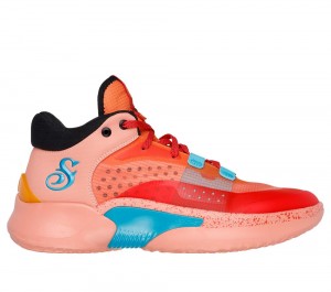 Men Skechers Snoop Dogg: SKX Resagrip - Boss Treatment Lace Up Orange USA | 9063-STBXG