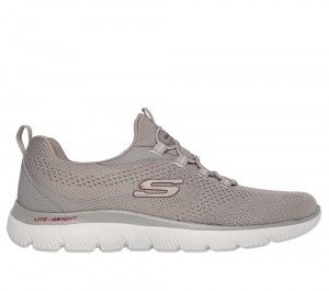 Men Skechers Summits - Tallo Sneakers Taupe Brown USA | 4752-PQNDJ