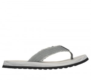 Men Skechers Tantric - Fritz Sandals Grey USA | 8642-FLBXT
