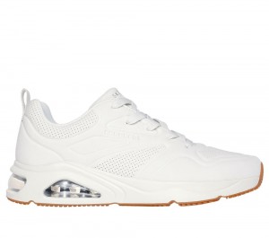 Men Skechers Tres-Air Uno - Ah-Mazing Lace Up White USA | 9045-XMADJ