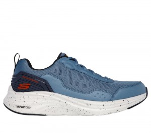 Men Skechers Vapor Foam - Veiko Lace Up Blue USA | 0198-ECGBQ
