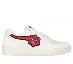 Men Skechers Vexx: Koopa Sneakers Off White / Red USA | 3172-GTBJC