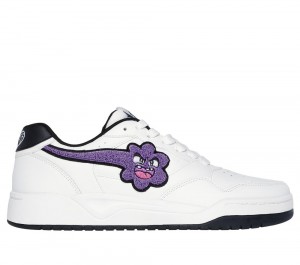 Men Skechers Vexx: Koopa Sneakers White / Blue USA | 5247-YGOWQ