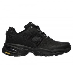 Men Skechers Vigor 3.0 Lace Up Black USA | 6275-XOTPM