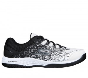 Men Skechers Viper Court - Pickleball Sneakers White / Black USA | 2956-SMXFB
