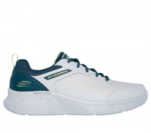 Men Skechers Waterproof: Skech-Lite Pro - Ankkor Lace Up Grey / Green USA | 1935-PUMTX