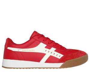 Men Skechers Zinger - Manzanilla Totale Lace Up Red USA | 4152-MGNQS
