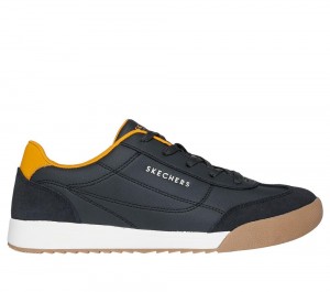 Men Skechers Zinger - Ultimate Classic Lace Up Black USA | 4029-EVRTG