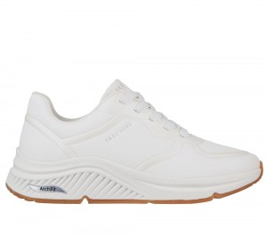 Women Skechers Arch Fit S-Miles - Mile Makers Wedges White USA | 3157-QBJCG