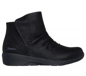 Women Skechers Arya - Fresher Trick Boots Black USA | 6897-LUZRE