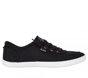 Women Skechers BOBS B Cute Slip On Shoes Black USA | 2057-SPEVX