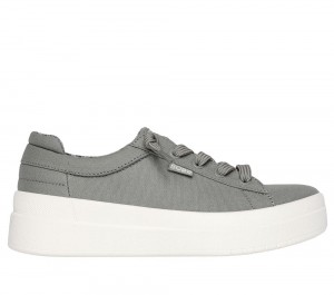 Women Skechers BOBS D'Vine Sky - Prime Pace Canvas Shoes Olive USA | 5920-FWXUB
