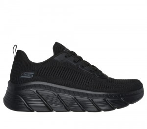 Women Skechers BOBS Sport B Flex Hi - Flying HI Sneakers Black USA | 1524-WINQU