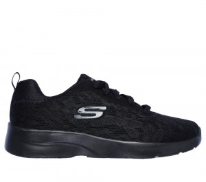 Women Skechers Dynamight 2.0 - Homespun Sneakers Black USA | 4291-XYCZI