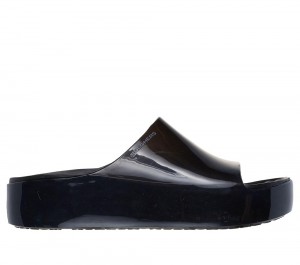 Women Skechers Foamies: Namaste - Inner Peace Sandals Black USA | 0265-CLFUT