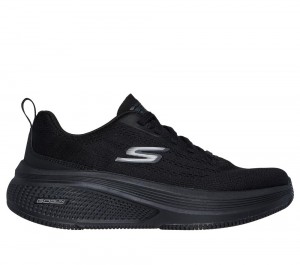 Women Skechers GO RUN Elevate 2.0 Lace Up Shoes Black USA | 6391-RXYLG