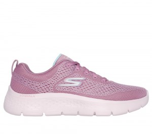Women Skechers GO WALK Flex - Kali Sneakers Mauve Purple USA | 9836-XKVAR