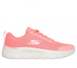 Women Skechers GO WALK Flex - Viva Slip On Shoes Hot Pink USA | 6439-ZWJFX