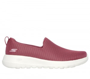 Women Skechers GO WALK Joy - Aurora Slip On Shoes Mauve Purple USA | 1748-CFZND