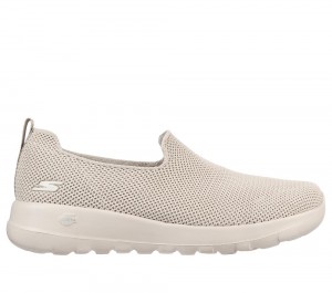 Women Skechers GO WALK Joy - Sensational Day Slip On Shoes Taupe Brown USA | 3561-XJMTS