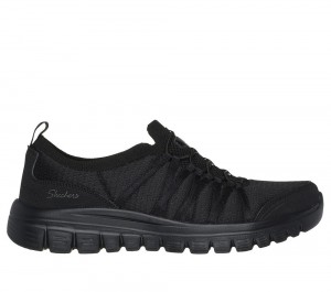 Women Skechers Graceful - Soft Soul Slip On Shoes Black USA | 1782-CRFKQ