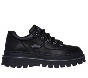 Women Skechers Jammers - Say Goodbye Lace Up Shoes Black USA | 6241-IJSGP