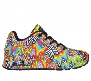 Women Skechers Jen Stark: Uno - Infinite Drip Lace Up Shoes Multicolor USA | 8106-UIHDP