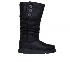 Women Skechers Keepsakes Lite - Freezing Point 2 Boots Black USA | 5082-HDYIE
