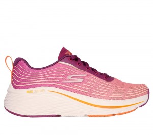 Women Skechers Max Cushioning Elite 2.0 - Alaura Lace Up Shoes Raspberry Purple USA | 2749-JFDUA