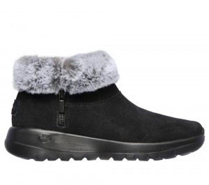Women Skechers On the GO Joy - Savvy Boots Black / Grey USA | 9782-AIUGB