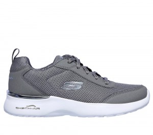Women Skechers Skech-Air Dynamight - Fast Sneakers Grey USA | 5973-FHBZU