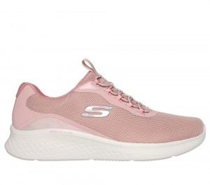 Women Skechers Skech-Lite Pro - Glimmer Me Slip On Shoes Rose USA | 7203-VGFTJ