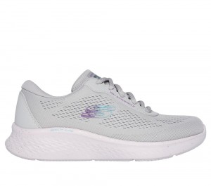 Women Skechers Skech-Lite Pro - Through The Mud Lace Up Shoes Light Grey USA | 9805-FCITH