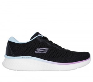 Women Skechers Skech-Lite Pro - Warm Glow Lace Up Shoes Black / Multicolor USA | 1094-CZTBN