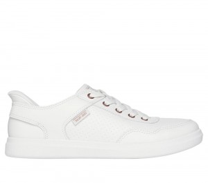 Women Skechers Slip-ins: BOBS D'Vine - So Flattered Hands Free Slip Ins White USA | 4160-ZSFCN