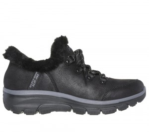 Women Skechers Slip-ins: Easy Going - Fall Adventures Boots Black USA | 2813-DWPBE